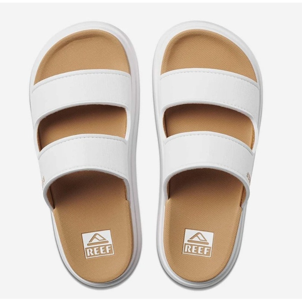 Reef Cushion Bondi 2 Bar Sandals Cloud White Size 8 New With Tags